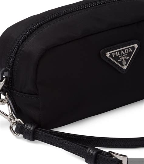 prada nylon cosmetic bag|Prada nylon shoulder bag price.